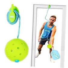Dink  r Pickleball Trainer   Fun  Easy Way to Play Anytime, Electric Lime/Aqua