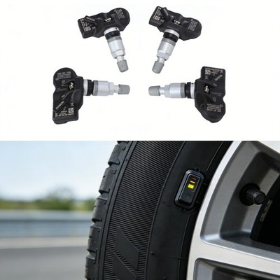 For Audi e-tron Models: 4 TPMS Sensors 5Q0907275B 433MHz