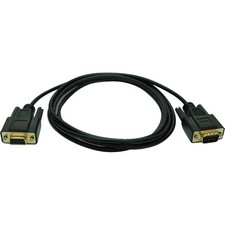 Tripp Lite Null Modem Serial RS232 Cable DB9 M/F 6-ft. P454-006 