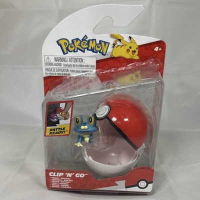 Pokémon Clip 'N' Go Froakie Action Figure Boxed with Poké Ball Plastic Toy