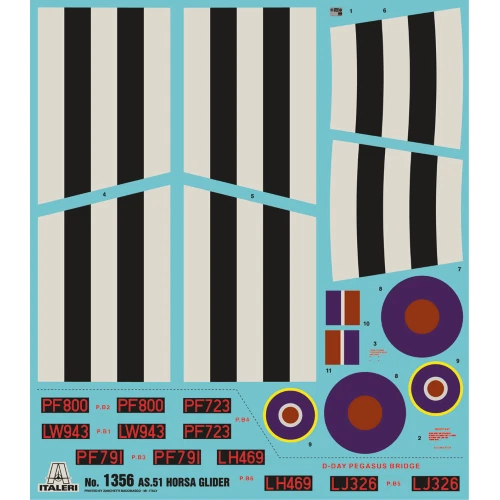 AS 51 HORSA MK.I WITH BRITISH PARATROOPERS KIT 1:72 Italeri Kit Aerei Modellino  - Immagine 3 di 4