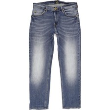 Lee Rider  Herren Blau Straight Regular Stretch Jeans W32 L28 (71184)