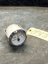 CP3878 TELEFLEX MARINE TRIM GAUGE P/N 947451 WHITE SILVER 2