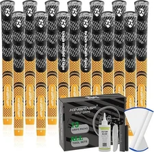Premium Hybrid Golf Grips (13 Pack) - High Traction Rubber Golf Club Grips