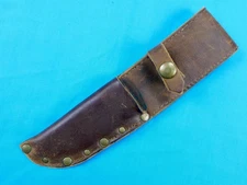  Vintage Old Brown Leather Sheath Scabbard for Knife 