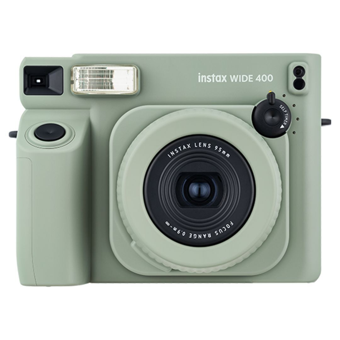 Fujifilm Instax Wide 400 Green Camera with Self Timer