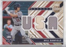 2018 Panini Elite Extra Edition USA Materials Gold /99 Will Banfield nd3