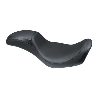 Mustang Mod.Hightail Fastback Schwarz Vinyl Sattel speziell für Harley Davidson