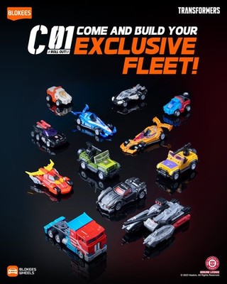 Blokees Wheels Transformers C01 Roll Out Sealed PDQ of 12 IN STOCK US SELLER NEW