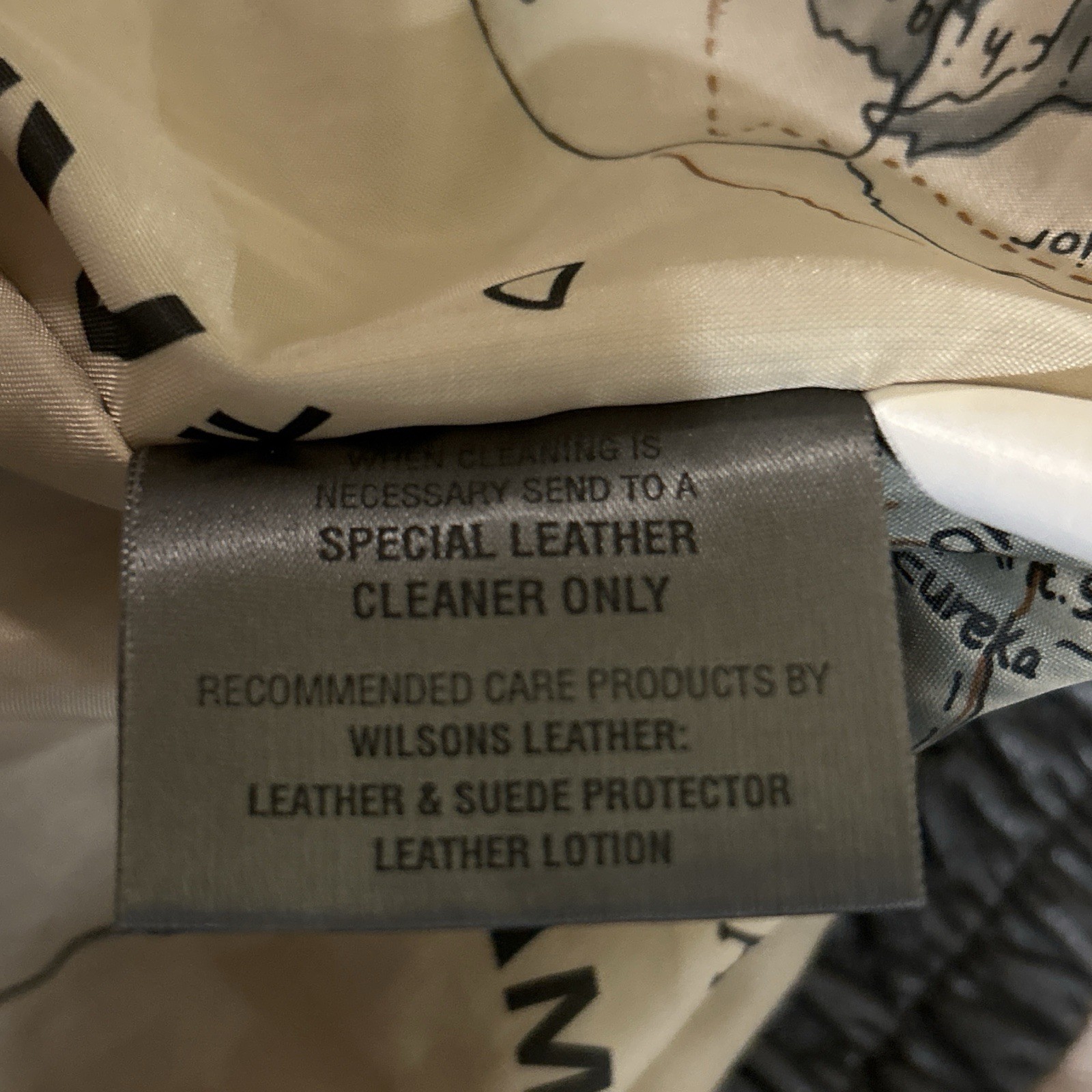 Wilsons Leather black zip button jacket men's XL … - image 6