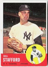 Bill Stafford Base Topps 155 EX