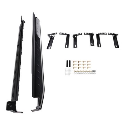Running Board Side Step Nerf Bar for Toyota RAV4 2019-2025 Black Aluminum ABS