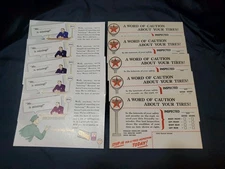 Texaco Service Reminder Tires & Oil Lot Of 10 Advertising Postcards 1940s
