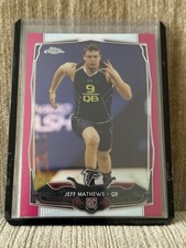 2014 Topps Chrome Football #113 Jake Mathews Pink Magenta Refractor /399 Rookie