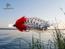 🎣 Set of 3: NEW UV Flash Tail Whistler Streamer | Hook #3 | For Pike & Perch