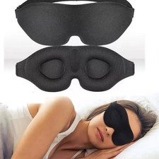 MZOO Luxury Sleep Eye Mask for Side Sleeper Men Women, Zero Eye Pressure 3D Mask