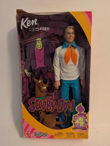 Mattel 2002 Barbie Scooby-Doo Cartoon Network Ken as Fred #B3284, NRFB