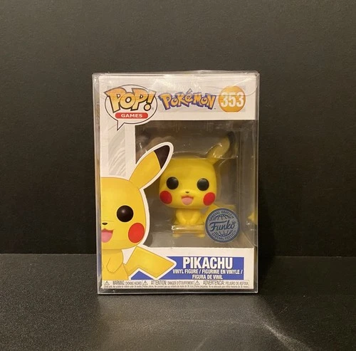Funko Pop! Vinyl Games Pokémon Pikachu #353 Special Edition Funko W/ Protector