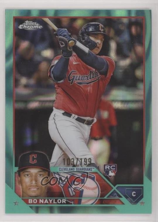 2023 Topps Chrome Aqua Lava Refractor 103/199 Bo Naylor #54 i6e