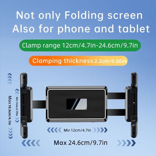 Car Universal Suction Cup Extension Tube Car Tablet Cell Phone Holder Accessory - Photo 9 sur 21