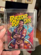 Topps 2025 WWE Namesakes Razor Ramon NMS-22 Serial Numbered  Hologram /10 rare