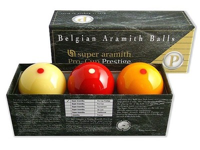 Belgian Aramith Balls, Super Aramith Pro-Cup Prestige, so gut wie Neu !!!