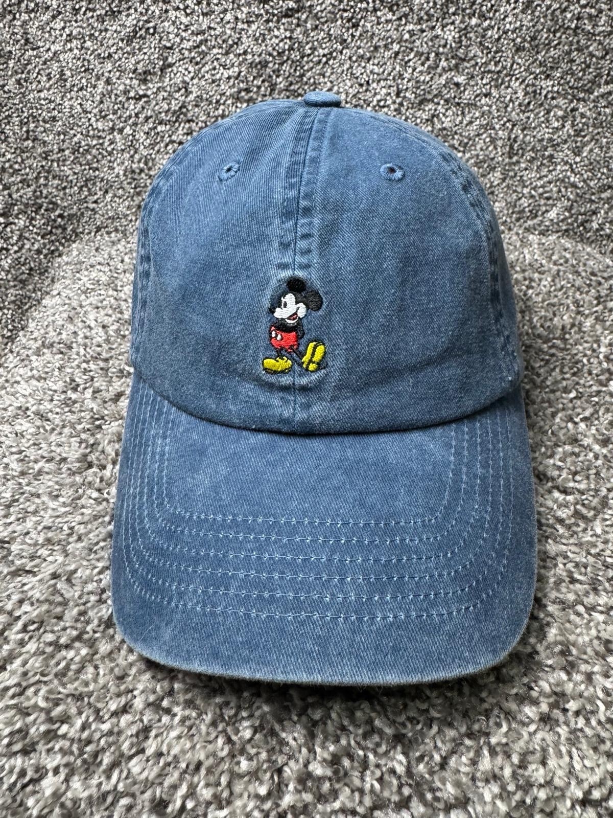 Gorra Disney Gorra Correa Talla Única Azul Ajustable Denim Mickey Mouse