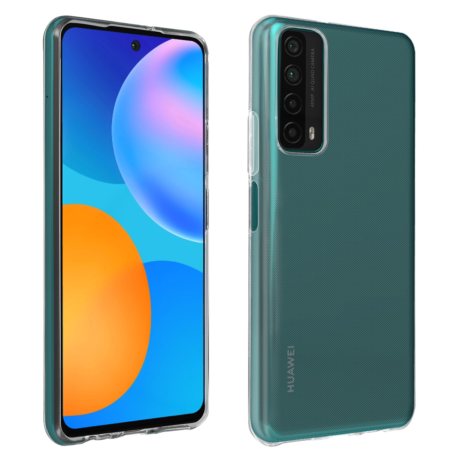Coque Huawei P smart 2021 transparente pour éviter les rayures