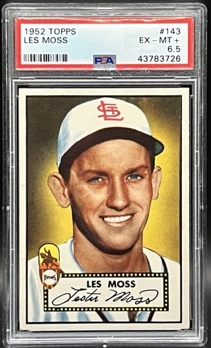 1952 Topps - Les Moss #143 - PSA 6.5