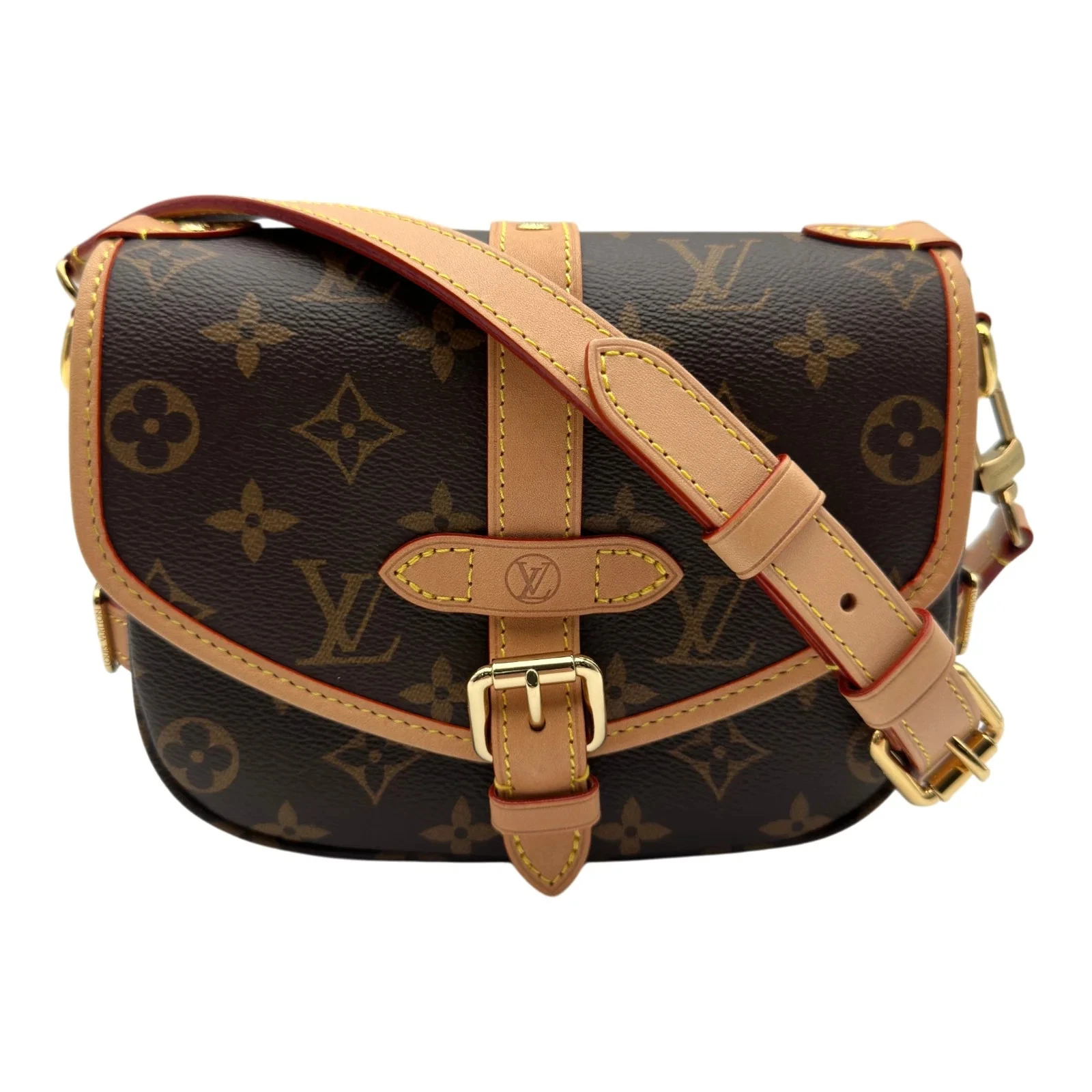 LOUIS VUITTON Soumère BB Brown Monogram Shoulder Bag M46740 #OKB7903