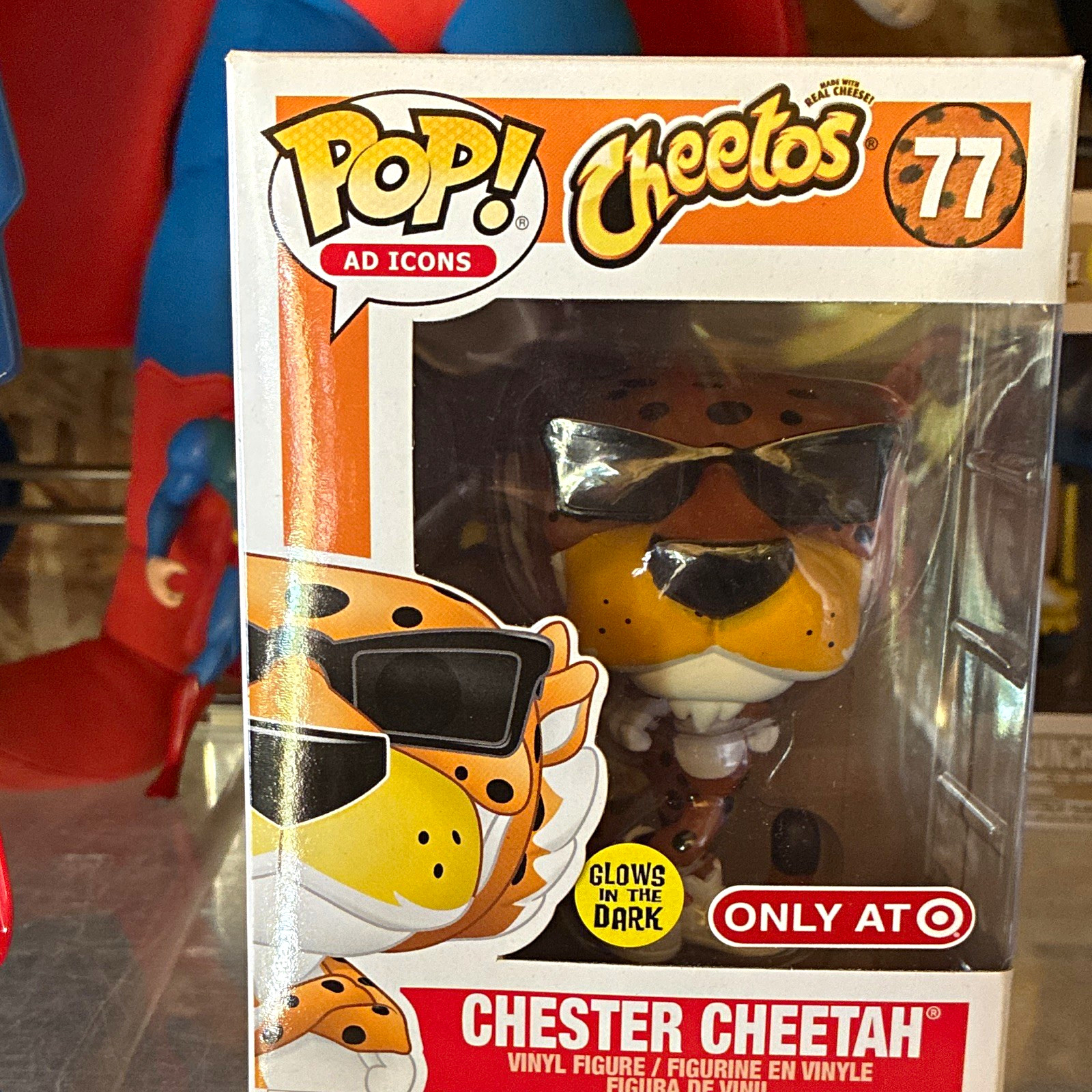 Funko Pop! Ad Icons Cheetos Chester Cheetah #77 Glow in Dark Target Excl