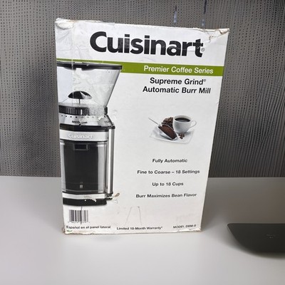 Cuisinart Supreme Grind Automatic Burr Mill Grinder. Brand New.