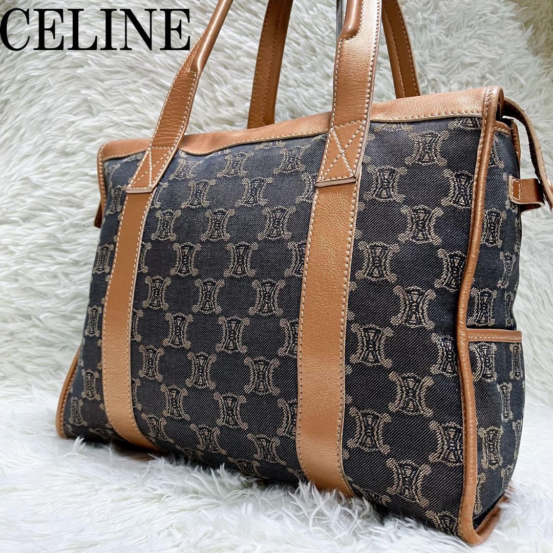 Celine Denim Canvas Tote Bag Authentic G07111607