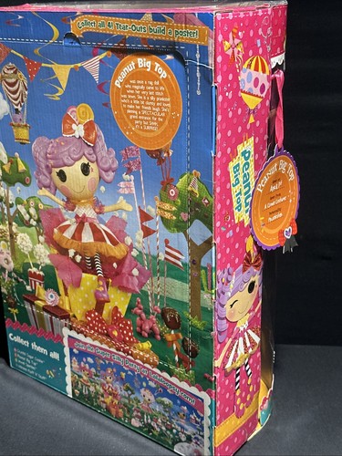 muñeca lalaloopsy tamaño completo bonus mini muñeca edición limitada cacahuete Big Top - Imagen 11 de 17