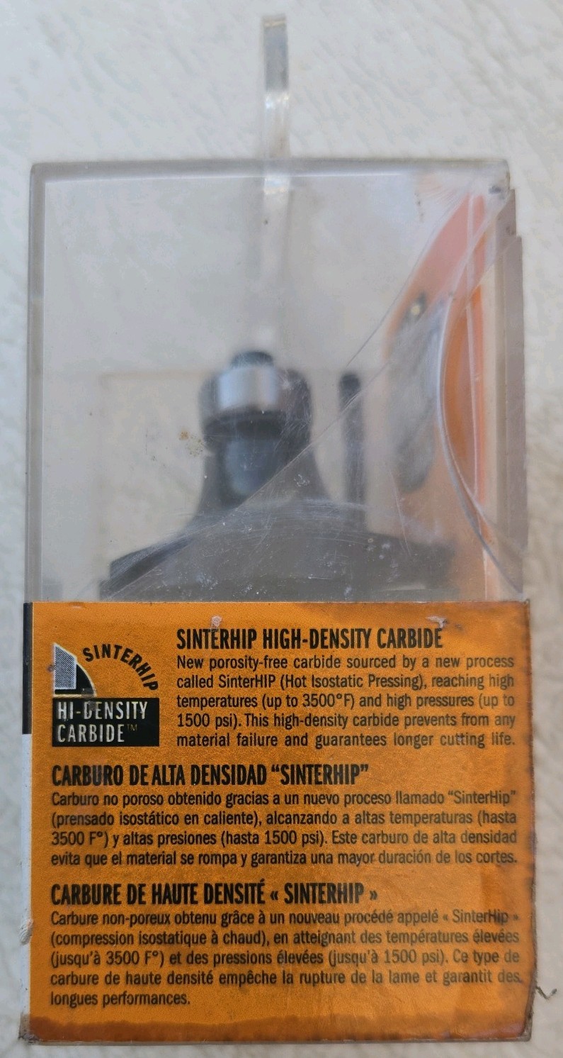 CMT Contractor Tools, 83807, Roundover/Bead Router Bit, 1/4" Shank, 1/2" Radius