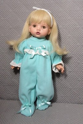 Vintage 1995 Baby So Beautiful 14'' Doll BSB Playmates Brown Eye Sultry Blonde AO