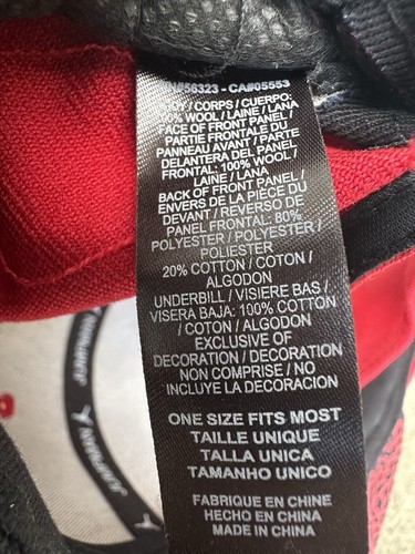 Air Jordan Jumpman Hat Red Black Snapback Red Leopard Snake Bill Print Sticker - Picture 7 of 8