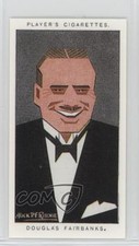 1997 Player's Straight Line Caricatures Reprints Douglas Fairbanks Sr #22 11bd