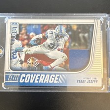 2025 Panini Donruss Elite Coverage Kerby Joseph Insert #EC-KJH /799 Lions