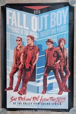 FALL OUT BOY  "PANIC! / TWENTY ONE" 2013 SAN DIEGO - Venue Concert Tour Poster