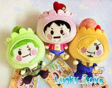 12cm Official ONE PIECE Luffy Zoro Sanji Shaomai Ver. Plush Doll Stuffed Toy