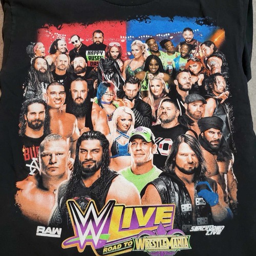 WWE Road To Wrestlemania T Shirt Youth Medium ‘I WAS There’ M - Picture 4 of 10