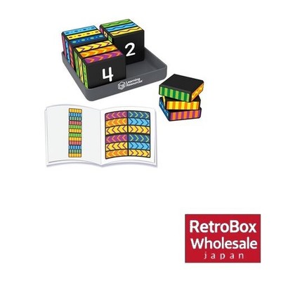 Learning Resources Plenometrie-Würfel 3D-Puzzle MINT-Zappelspielzeug