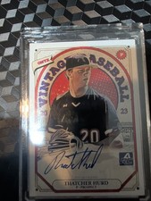 2023 Onyx Vintage Extended - Autographs Thatcher Hurd #VATH Blue Ink (AU, RC)