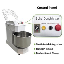 220V Electric Dough Mixer 80QT Stand Mixer Spiral Dough Kneading Machine 3 Phase