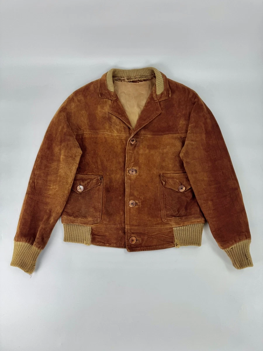 Leather Original 1930s Decade Vintage Outerwear Coats & Jackets