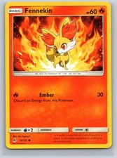 Fennekin 14/131 Common Forbidden Light Pokemon Lightly Played