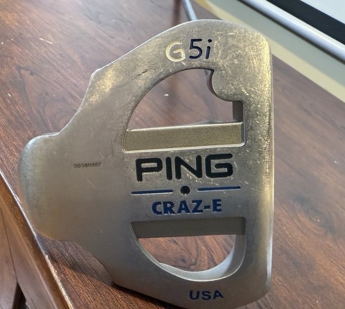 Left Handed Ping G5i Craz-E Putter Black Dot 35" Needs New Grip
