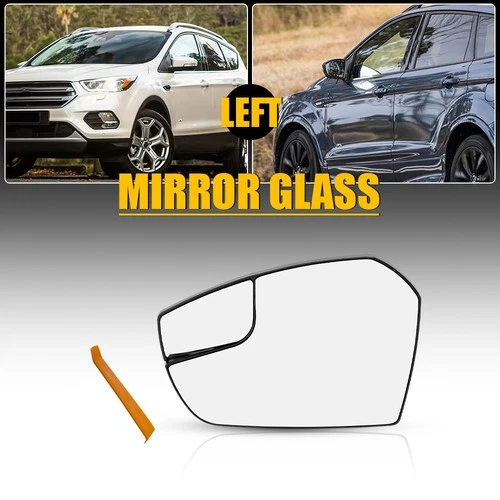Mirror Glass Fit 2017-2019 Ford Escape Replacement Left Driver Side GJ5Z17K707G