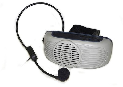 Durchsageverstärker Gürtel Lautsprecher Megaphon Headset Mikrofon TH-116